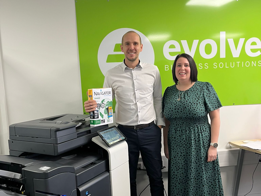 Ross and Linzy of Evolve Business Solutions